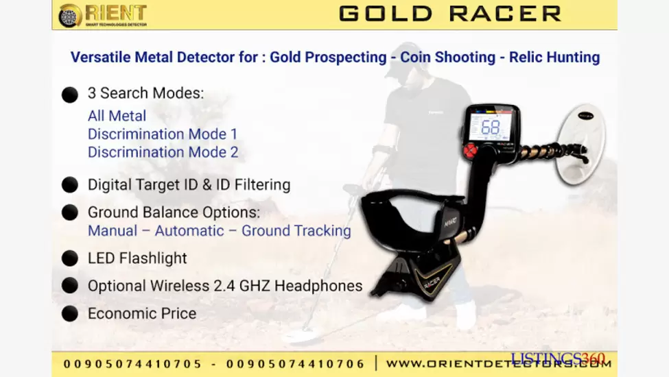 Gold Racer Versatile Gold Detector